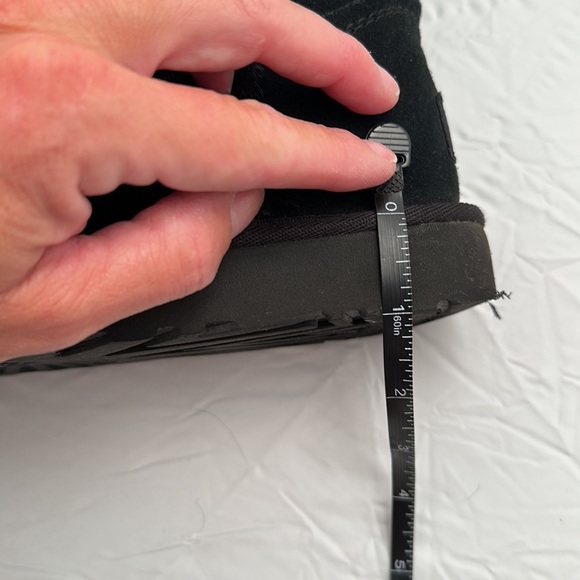 UGG Classic Short Fluff high low black winter boots - Picture 8 of 10